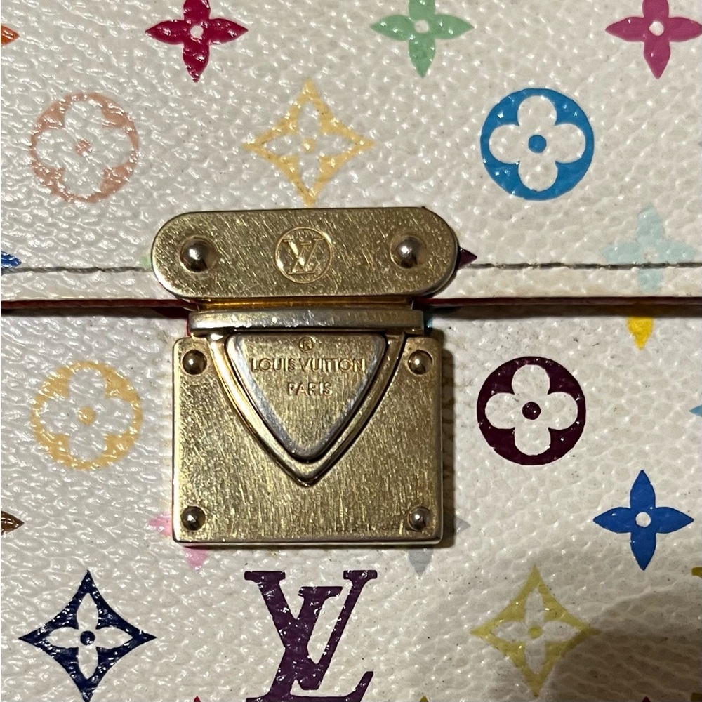 Louis Vuitton Murakami White Multicolor Wallet - Picture 8 of 9